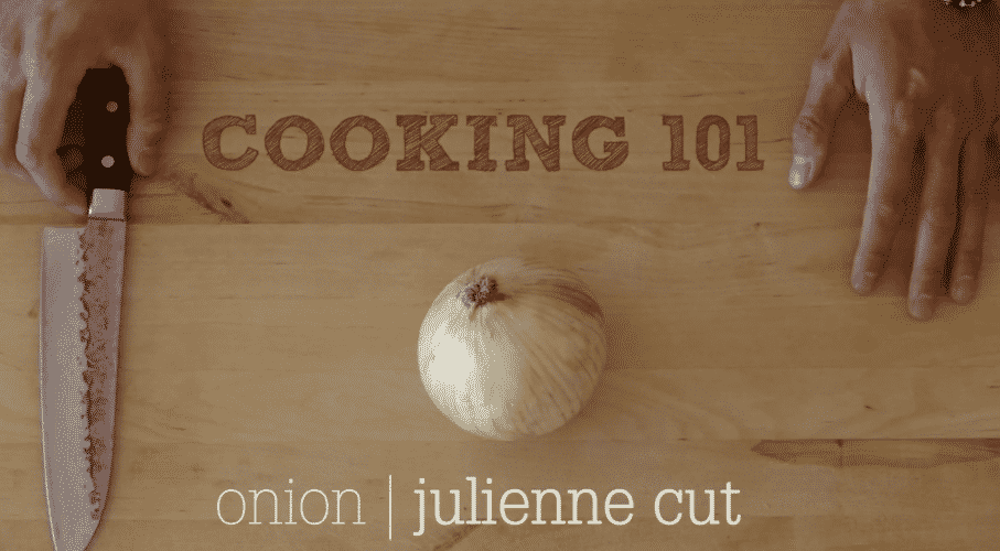 Cooking 101 How to Julienne an Onion