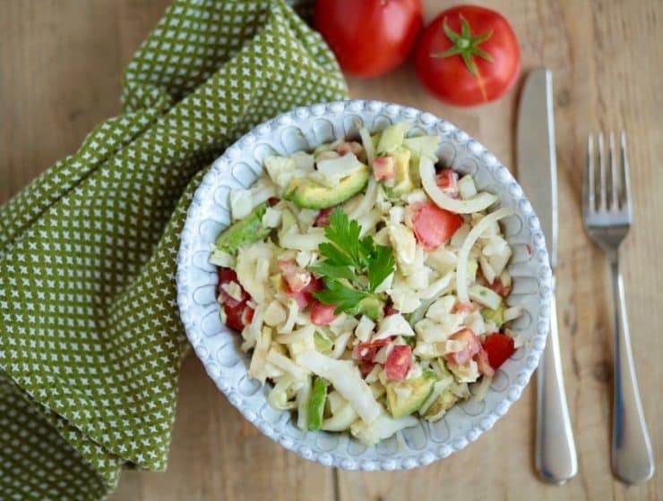 Peruvian Avocado Coleslaw