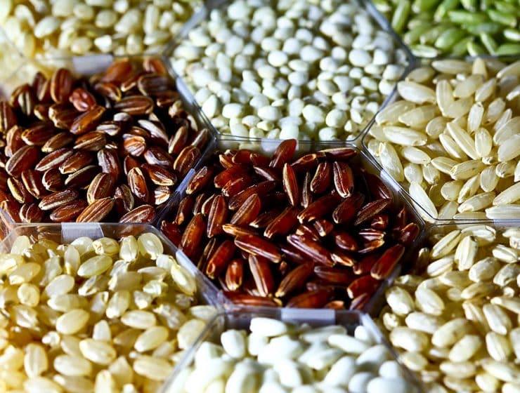 types of brown rice