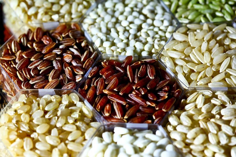 types of brown rice